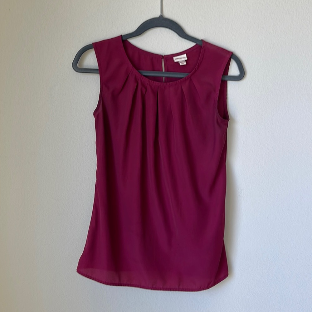 Merona Berry Sleeveless Top